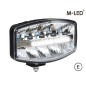 Driving light - M-Led - Saturn - 9.6" - 24.4cm - Oval - Position light White/Amber - Spot Driving light - M-Led - Saturn - 9.6" - 24.4cm - Oval - Position light White/Amber - Spot