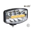 Driving light - M-Led - Classic 220 - 9.5" - 24.2cm - Smoke - Position light White/Amber - Spot