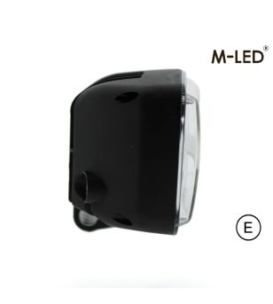 Verstraler - M-Led - Classic 220 - 9.5" - 24.2cm - Smoke - Positielicht Wit/Amber - Spot