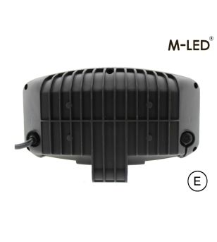 Extraljus - M-Led - Classic 220 - 9.5" - 24.2cm - Smoke - Positionsljus Vit/Bärnsten - Spot 