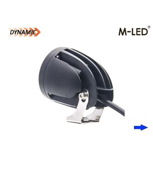 Fernscheinwerfer - M-Led - Klassisch 220 - 9.5" - 24.2cm - Smoke - Positionslicht Weiß/Amber - Spot 