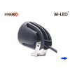 Extraljus - M-Led - Classic 220 - 9.5" - 24.2cm - Smoke - Positionsljus Vit/Bärnsten - Spot