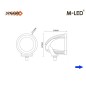 Driving light - M-Led - Dynamic - 3" - 7.7cm - Arrow Safety Light - Blue - Spot Driving light - M-Led - Dynamic - 3" - 7.7cm - Arrow Safety Light - Blue - Spot