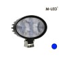 Verstraler - M-Led - 5.5" - 14cm - Veiligheidslamp - Blauw - Spot