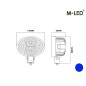 Verstraler - M-Led - 5.5" - 14cm - Veiligheidslamp - Blauw - Spot