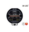 Driving light - M-Led - Classic 220 - 9.5" - 24.2cm - Smoke - Position light White/Amber - Spot