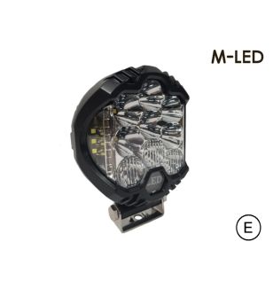 Verstraler - M-Led - 5.5" - 14cm - Veiligheidslamp - Blauw - Spot