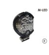 Fernscheinwerfer - M-Led - 5.5" - 14cm - Sicherheitslampe - Blau - Spot