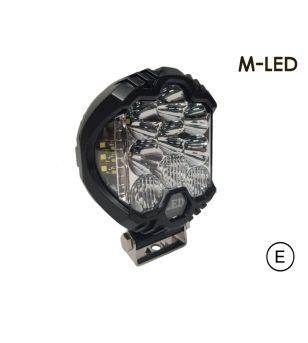 Driving light - M-Led - 5.5" - 14cm - Safety Light - Blue - Spot