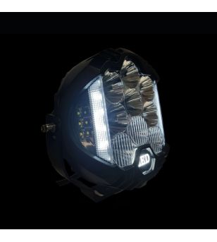 Driving light - M-Led - 5.5" - 14cm - Safety Light - Blue - Spot