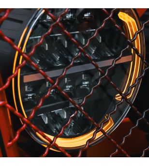 Verstraler - Briod - Olympus 2.0 - 9" - 22.8cm - Smoke - Positielicht Wit/Amber - 1 flitspatroon - Driving