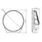 Verstraler - Briod - Ice-X - 8.6" - 21.8cm - Ontdooifunctie - Positielicht Wit/Amber - Driving