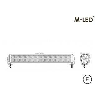 LED-ramp - Ledson - Epix 37 - Slim - 37.1" - 94.3cm - Powerboost - Driving