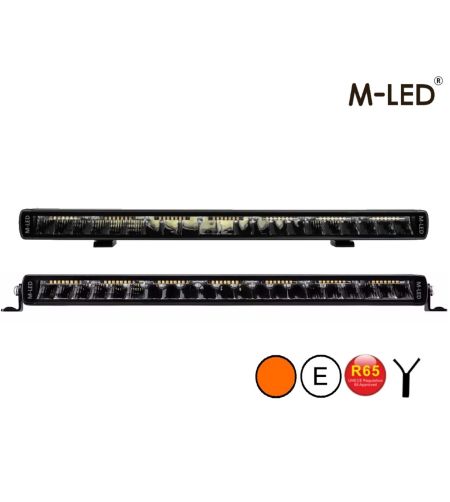 LED bar - M-Led - Sergeant Specialist - Randloos - 20.6" - 52.2cm - Full Options - Positielicht Wit/Amber - 1 flitspatroon - Driving Spot Combo