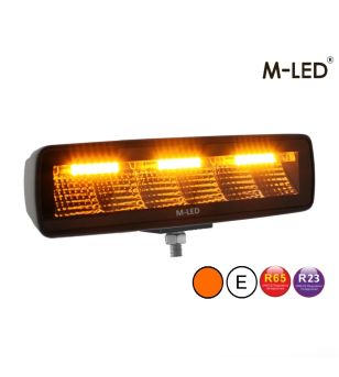 Arbetsbelysning - M-Led - Sergeant - Randlös - 6.2" - 15.7cm - Dark Look - Wide 