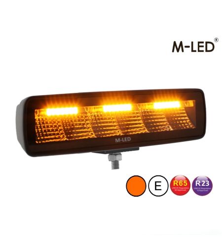 Arbeitsbeleuchtung - M-Led - Sergeant - Randlos - 6.2" - 15.7cm - Dark Look - Wide