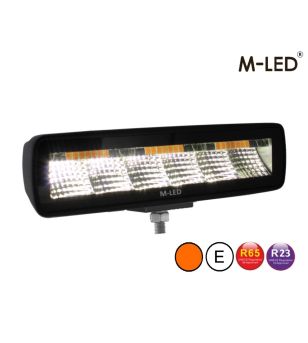Arbetsbelysning - M-Led - Sergeant - Randlös - 6.2" - 15.7cm - Dark Look - 1 blixtmönster - Wide -