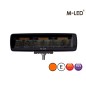 Arbeitsbeleuchtung - M-Led - Sergeant - Randlos - 6.2" - 15.7cm - Dark Look - 1 Blinkmuster - Wide Arbeitsbeleuchtung - M-Led - Sergeant - Randlos - 6.2" - 15.7cm - Dark Look - 1 Blinkmuster - Wide