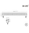 LED Lightbar - Ledson - Epix 37 - Slim - 37.1" - 94.3cm - Powerboost - Driving