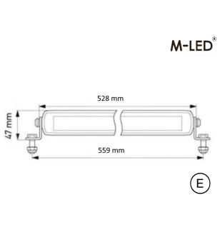 LED Lightbar - Ledson - Epix 37 - Slim - 37.1" - 94.3cm - Powerboost - Driving