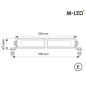 LED Lightbar - M-Led - Sergeant SR - Randlos - 20.8" - 52.8cm - Dark Look - Driving Spot Combo LED Lightbar - M-Led - Sergeant SR - Randlos - 20.8" - 52.8cm - Dark Look - Driving Spot Combo