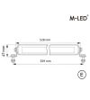 LED-ramp - Ledson - Epix 37 - Slim - 37.1" - 94.3cm - Powerboost - Driving