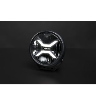 Driving light - Skyled - Crux 7X - 6.7" - 17cm - Smoke - Position light White/Amber - Driving