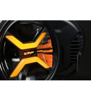 Fernscheinwerfer - Skyled - Crux 7X - 6.7" - 17cm - Smoke - Positionslicht Weiß/Amber - Driving 