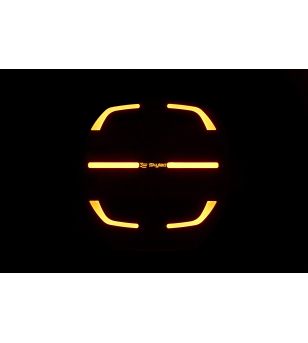 Verstraler - Skyled - Maoi 9X - 8.7" - 22cm - Wit - Smoke - Positielicht Wit/Amber - Driving