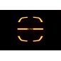 Verstraler - Skyled - Maoi 9X - 8.7" - 22cm - Wit - Smoke - Positielicht Wit/Amber - Driving Verstraler - Skyled - Maoi 9X - 8.7" - 22cm - Wit - Smoke - Positielicht Wit/Amber - Driving
