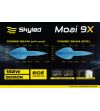 Extraljus - Skyled - Maoi 9X - 8.7" - 22cm - Smoke - Positionsljus Vit/Bärnsten - Driving