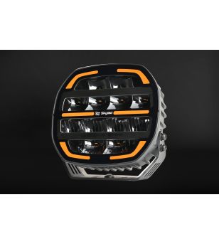 Driving light - Skyled - Maoi 7X - 6.7" - 17.1cm - Smoke - Position light White/Amber - Driving