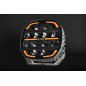 Extraljus - Skyled - Maoi 7X - 6.7" - 17.1cm - Smoke - Positionsljus Vit/Bärnsten - Driving 