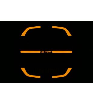 Driving light - Skyled - Maoi 7X - 6.7" - 17.1cm - Smoke - Position light White/Amber - Driving