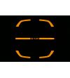 Verstraler - Skyled - Maoi 7X - 6.7" - 17.1cm - Smoke - Positielicht Wit/Amber - Driving