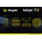 Extraljus - Skyled - Maoi 7X - 6.7" - 17.1cm - Smoke - Positionsljus Vit/Bärnsten - Driving 
