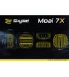 Extraljus - Skyled - Maoi 7X - 6.7" - 17.1cm - Smoke - Positionsljus Vit/Bärnsten - Driving 