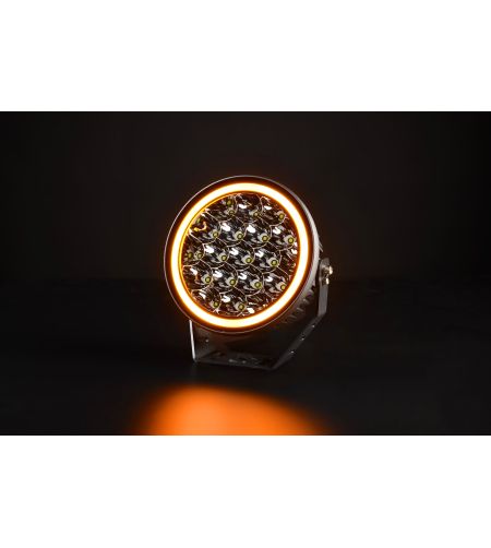 Driving light - Skyled - Crux 7X - 6.7" - 17cm - Smoke - Position light White/Amber - Driving