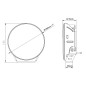 Driving light - Skyled - Cosmo 7X - 7.1" - 18cm - Smoke - Position light White/Amber - Driving Driving light - Skyled - Cosmo 7X - 7.1" - 18cm - Smoke - Position light White/Amber - Driving