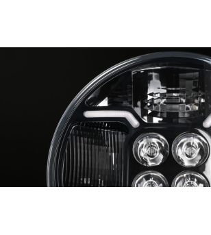 Driving light - Skyled - Cosmo 9X - Dynamic - 8.7" - 22cm - Smoke - Position light White/Amber - Driving