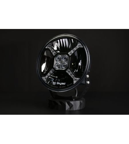 Extraljus - Skyled - Cosmo 9X - Flash - 9" - 22.8cm - Smoke - Positionsljus Vit/Bärnsten - 1 blixtmönster - Driving -