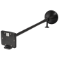 Air Horn - Hadley - Black 8 - Bell flare 185mm - 37.4" - 95cm - Black matte