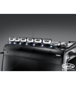 Roof bar - Lightfix - Sky-light - Prewired - High gloss stainless steel - MAN - TGS/TGX - L - 2020+