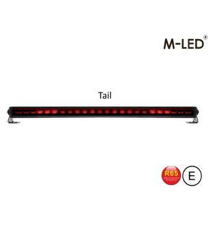 LED Lightbar - M-Led - 33.1" - 84cm - Weiß/Amber - Positionslicht Rot - 1 Blinkmuster - Driving 