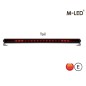 LED-ramp - M-Led - 33.1" - 84cm - Vit/Bärnsten - Positionsljus Röd - 1 blixtmönster - Driving - LED-ramp - M-Led - 33.1" - 84cm - Vit/Bärnsten - Positionsljus Röd - 1 blixtmönster - Driving -