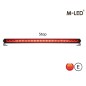 LED bar - M-Led - 33.1" - 84cm - Wit/Amber - Positielicht Rood - 1 flitspatroon - Driving LED bar - M-Led - 33.1" - 84cm - Wit/Amber - Positielicht Rood - 1 flitspatroon - Driving