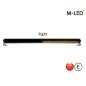 LED-ramp - M-Led - 33.1" - 84cm - Vit/Bärnsten - Positionsljus Röd - 1 blixtmönster - Driving - LED-ramp - M-Led - 33.1" - 84cm - Vit/Bärnsten - Positionsljus Röd - 1 blixtmönster - Driving -
