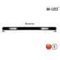LED Lightbar - M-Led - 33.1" - 84cm - Weiß/Amber - Positionslicht Rot - 1 Blinkmuster - Driving LED Lightbar - M-Led - 33.1" - 84cm - Weiß/Amber - Positionslicht Rot - 1 Blinkmuster - Driving