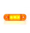 Marker Light - WAS - W97.1 Black - 3.3" - 8.4cm - Amber - 12V-24V