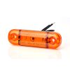 Begrenzungsleuchte - WAS - W97.1 Schwarz - 3.3" - 8.4cm - Amber - 12V-24V